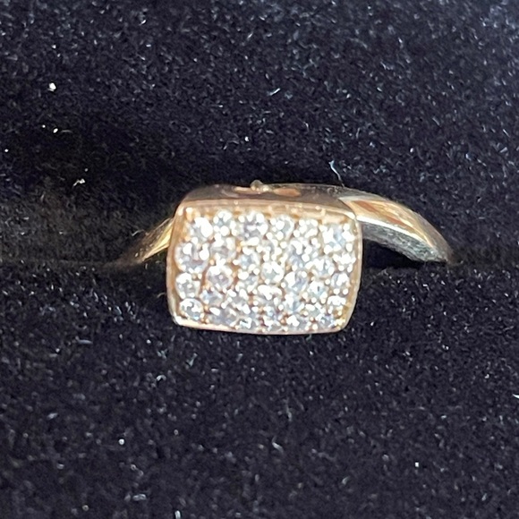 Sonia Bitton Galerie 14K Y/Gold pave Diamond dimensional carved hart charm ring - Picture 17 of 17